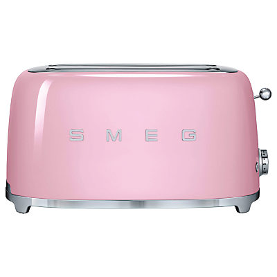 Smeg TSF02 4-Slice 2-Slot Toaster Pink Smeg TSF02 4-Slice 2-Slot Toaster Pink